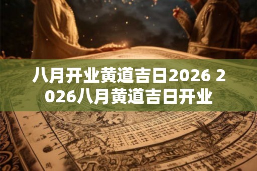 八月开业黄道吉日2026 2026八月黄道吉日开业