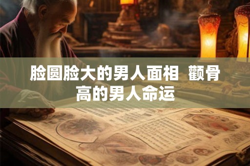 脸圆脸大的男人面相 颧骨高的男人命运 脸圆脸大的男人面相 颧骨高的男人命运