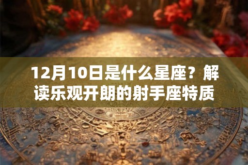12月10日是什么星座？解读乐观开朗的射手座特质