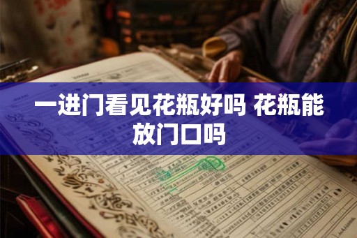 一进门看见花瓶好吗 花瓶能放门口吗