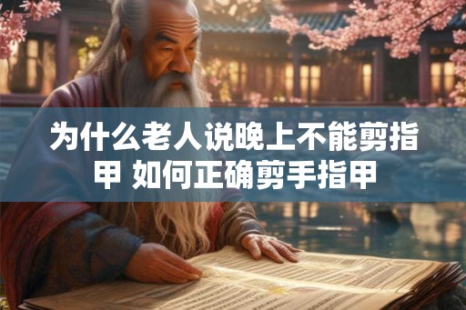 为什么老人说晚上不能剪指甲 如何正确剪手指甲 为什么老人说晚上不能剪指甲 如何正确剪手指甲