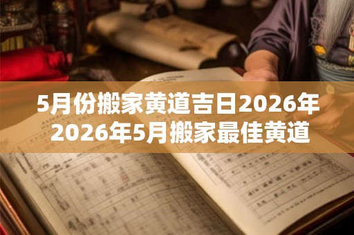 5月份搬家黄道吉日2026年 2026年5月搬家最佳黄道吉日