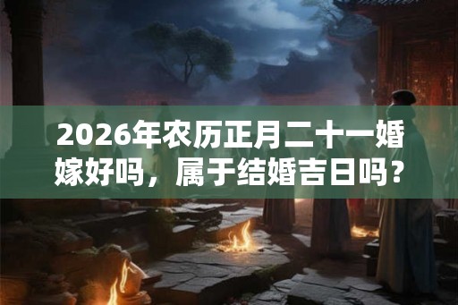 2026年农历正月二十一婚嫁好吗，属于结婚吉日吗？