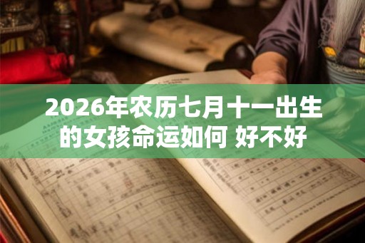 2026年农历七月十一出生的女孩命运如何 好不好