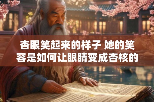 杏眼笑起来的样子 她的笑容是如何让眼睛变成杏核的