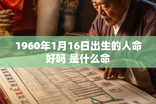 1960年1月16日出生的人命好吗 是什么命
