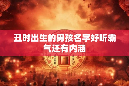 丑时出生的男孩名字好听霸气还有内涵