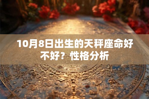10月8日出生的天秤座命好不好？性格分析