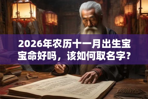 2026年农历十一月出生宝宝命好吗，该如何取名字？