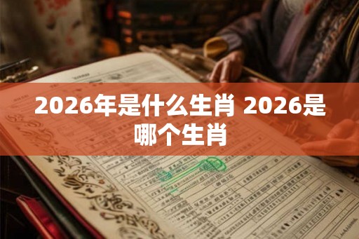 2026年是什么生肖 2026是哪个生肖
