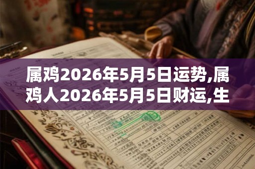 属鸡2026年5月5日运势,属鸡人2026年5月5日财运,生肖鸡2026年5月5日运势 属鸡2026年5月5日运势,属鸡人2026年5月5日财运,生肖鸡2026年5月5日运势