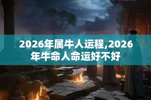 2026年属牛人运程,2026年牛命人命运好不好