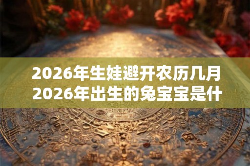 2026年生娃避开农历几月 2026年出生的兔宝宝是什么命