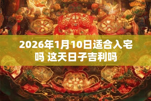 2026年1月10日适合入宅吗 这天日子吉利吗