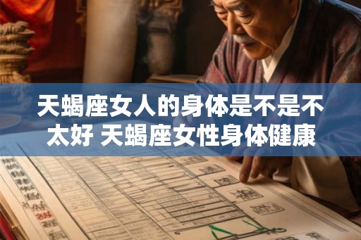天蝎座女人的身体是不是不太好 天蝎座女性身体健康状况如何 天蝎座女人的身体是不是不太好 天蝎座女性身体健康状况如何