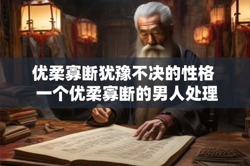 优柔寡断犹豫不决的性格  一个优柔寡断的男人处理感情问题