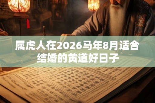 属虎人在2026马年8月适合结婚的黄道好日子