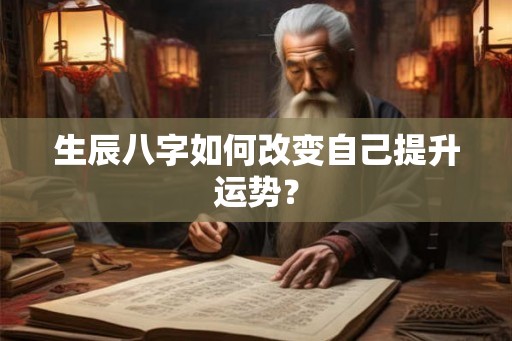 生辰八字如何改变自己提升运势？