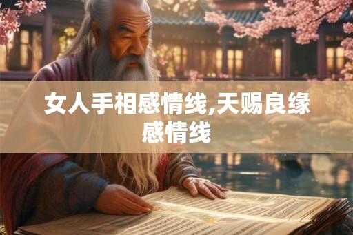 女人手相感情线,天赐良缘感情线