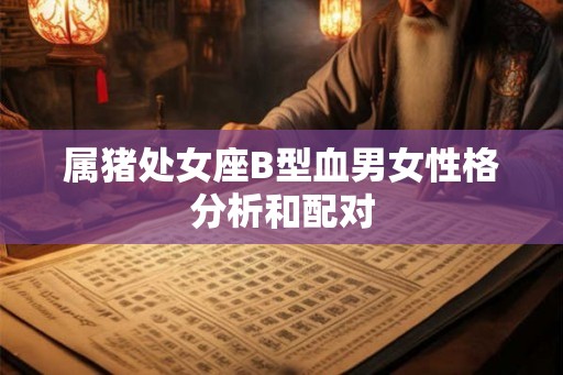 属猪处女座B型血男女性格分析和配对