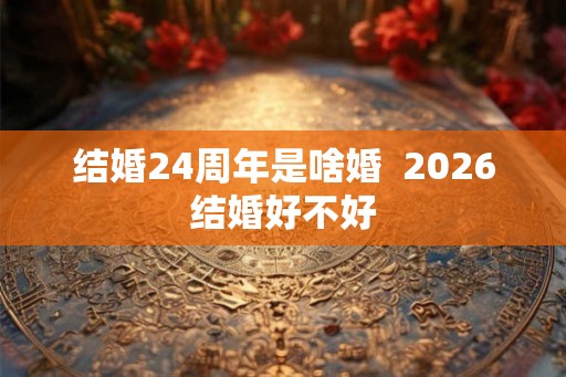 结婚24周年是啥婚  2026结婚好不好