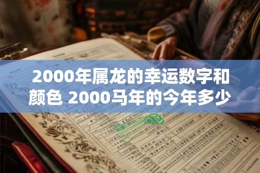 2000年属龙的幸运数字和颜色 2000马年的今年多少岁