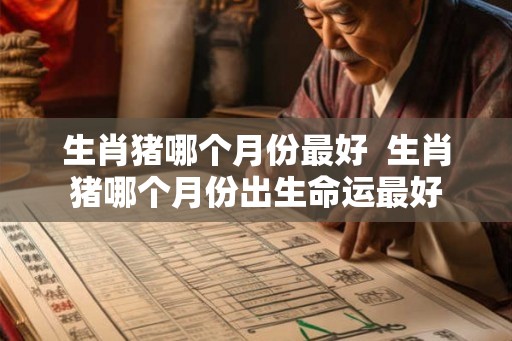 生肖猪哪个月份最好  生肖猪哪个月份出生命运最好