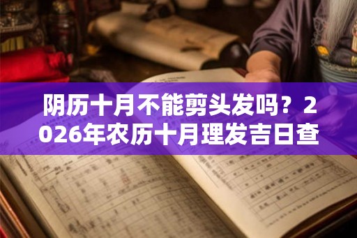 阴历十月不能剪头发吗？2026年农历十月理发吉日查询