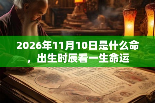 2026年11月10日是什么命,出生时辰看一生命运 2026年11月10日是什么命,出生时辰看一生命运