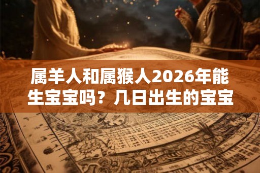 属羊人和属猴人2026年能生宝宝吗？几日出生的宝宝好？