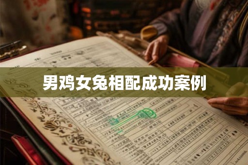 男鸡女兔相配成功案例