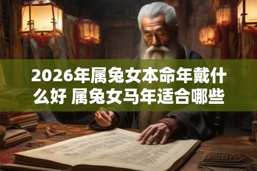 2026年属兔女本命年戴什么好 属兔女马年适合哪些饰品