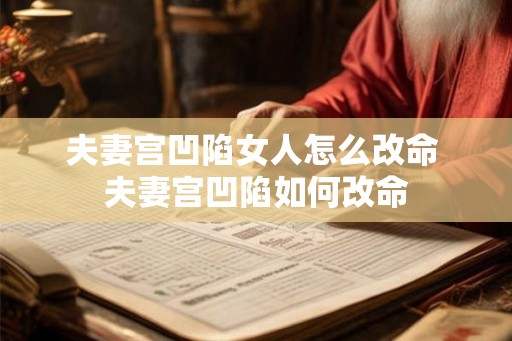 夫妻宫凹陷女人怎么改命 夫妻宫凹陷如何改命