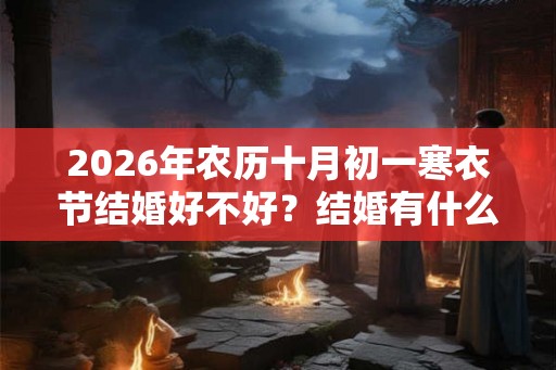 2026年农历十月初一寒衣节结婚好不好？结婚有什么忌讳？