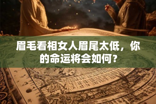 眉毛看相女人眉尾太低，你的命运将会如何？
