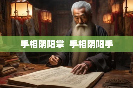 手相阴阳掌  手相阴阳手