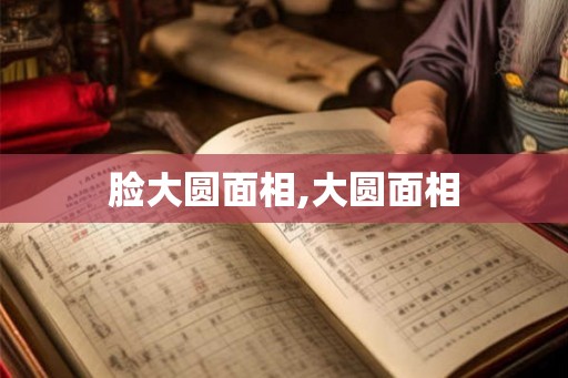 脸大圆面相,大圆面相