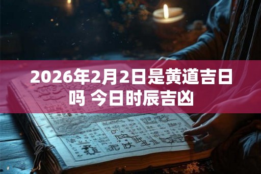 2026年2月2日是黄道吉日吗 今日时辰吉凶
