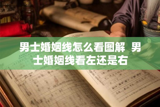 男士婚姻线怎么看图解  男士婚姻线看左还是右
