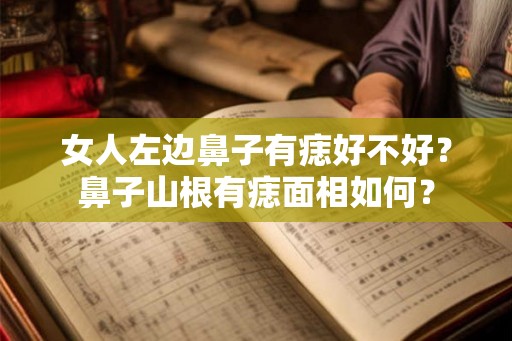女人左边鼻子有痣好不好？鼻子山根有痣面相如何？