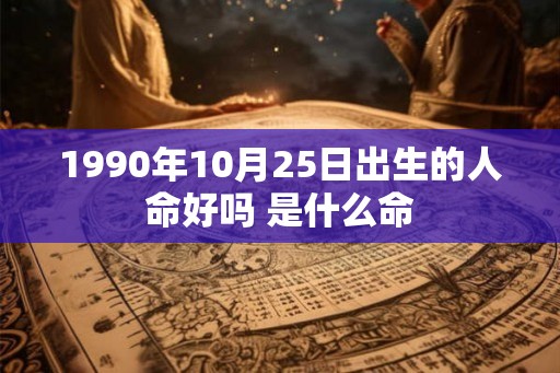 1990年10月25日出生的人命好吗 是什么命