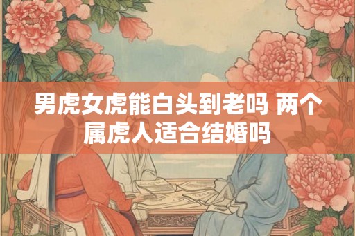 男虎女虎能白头到老吗 两个属虎人适合结婚吗 男虎女虎能白头到老吗 两个属虎人适合结婚吗