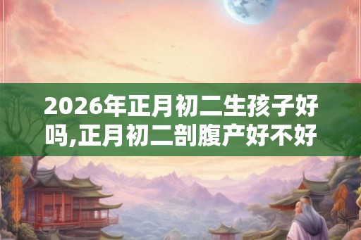 2026年正月初二生孩子好吗,正月初二剖腹产好不好？