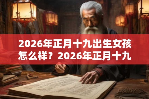2026年正月十九出生女孩怎么样？2026年正月十九是什么星座？