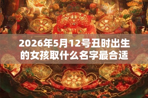 2026年5月12号丑时出生的女孩取什么名字最合适