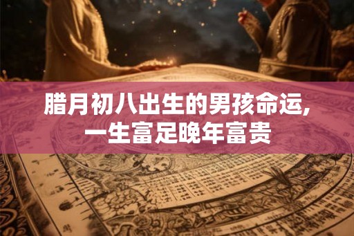 腊月初八出生的男孩命运,一生富足晚年富贵