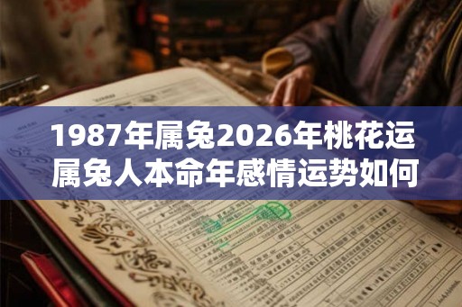 1987年属兔2026年桃花运 属兔人本命年感情运势如何 1987年属兔2026年桃花运 属兔人本命年感情运势如何
