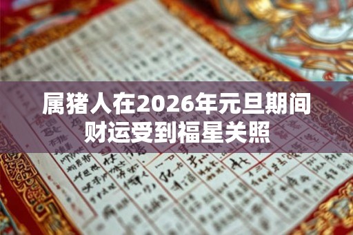 属猪人在2026年元旦期间财运受到福星关照