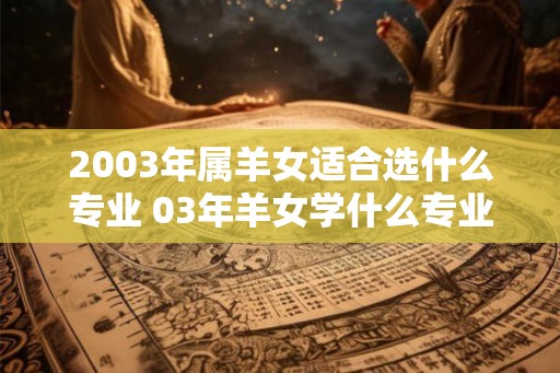 2003年属羊女适合选什么专业 03年羊女学什么专业好
