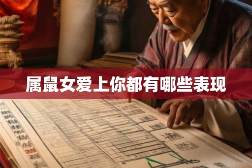 属鼠女爱上你都有哪些表现